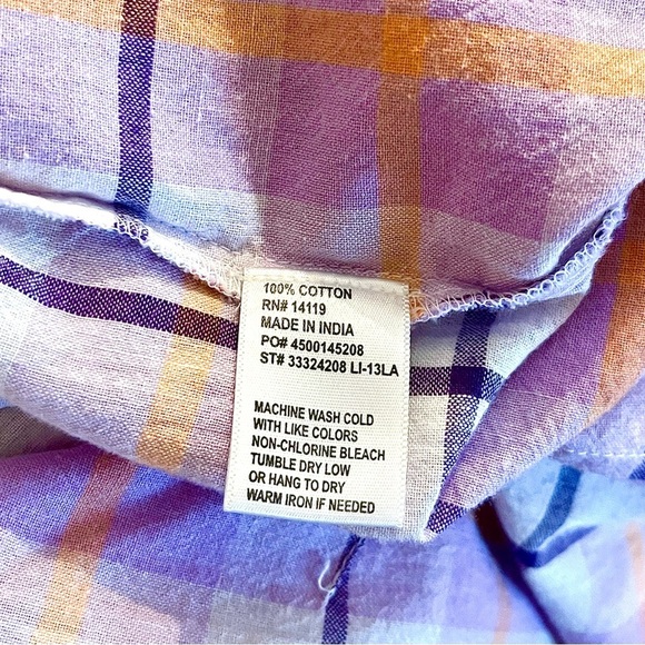 Cumberland Outfitters retro style  plaid western short sleeve shirt, embroidery - Picture 13 of 13